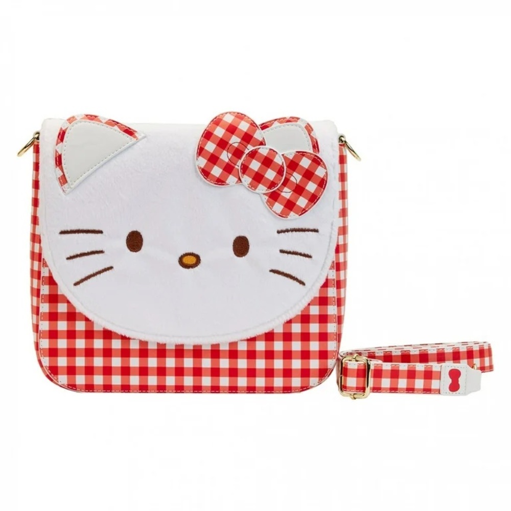 Loungefly x Hello Kitty Gingham Crossbody Bag